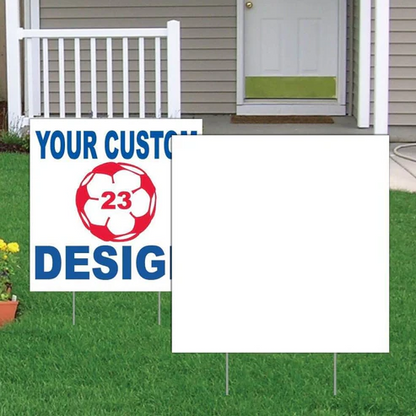 2'x2' Corrugated Plastic Yard Sign Blank