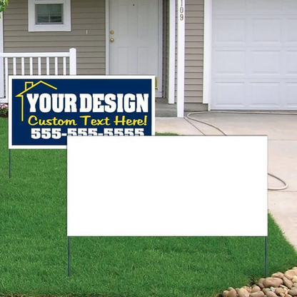 2'x4' Corrugated Plastic Yard Sign Blank