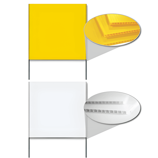 4'x4' Corrugated Plastic Yard Sign Blank